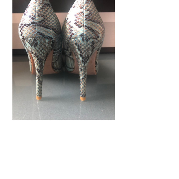 Enigma Snakeskin Heels - Picture 3 of 6